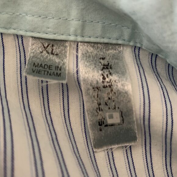 Miller Lite Beer Light Blue Long Sleeve Shirt Men’s Button Up Front Sz XL - Picture 4 of 5